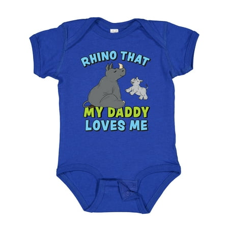 Inktastic Rhino That My Daddy Loves Me with Cute Rhinos Gift Baby Boy or Baby Girl Bodysuit
Inktastic Rhino That My Daddy Loves Me with Cute Rhinos Gift Baby Boy or Baby Girl Bodysuit