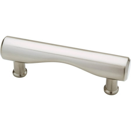 Brainerd 3" Cylinder Pull, Satin Nickel