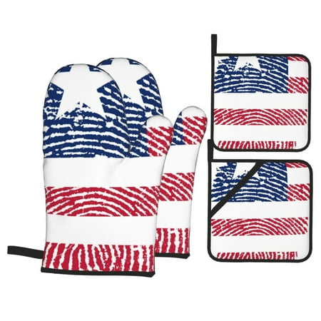 Liberia Flag Oven Mitts And Pot Holders Sets Baking Sets For Kitchen Bbq Gloves Heat Resistant Cooking Fingerprint Country Identity 4 Pcs
Liberia Flag Oven Mitts And Pot Holders Sets Baking Sets For Kitchen Bbq Gloves Heat Resistant Cooking Fingerprint Country Identity 4 Pcs