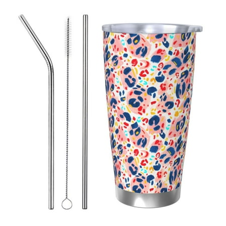 Zeuib Abstract Leopard Print Printed 20oz Stainless Steel Insulated Car Cup Stainless Steel Thermal Cup Vacuum Insulated Leak-proof Travel Mug Cup-Straw Three-piece Set
Zeuib Abstract Leopard Print Printed 20oz Stainless Steel Insulated Car Cup Stainless Steel Thermal Cup Vacuum Insulated Leak-proof Travel Mug Cup-Straw Three-piece Set
