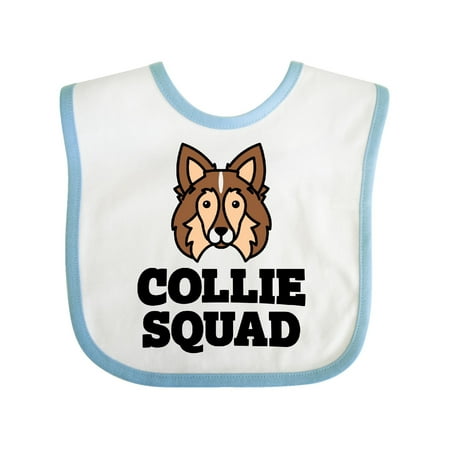 Inktastic Dog Collie Squad Gift Baby Boy or Baby Girl Bib