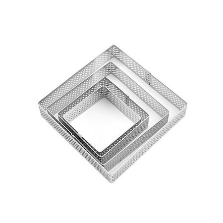 TureClos Mousse Rings Multi-functional Square Steel Non-stick Baking Mould Smooth Fondant Bread Cake Decoration Tools Home Baking Tools
TureClos Mousse Rings Multi-functional Square Steel Non-stick Baking Mould Smooth Fondant Bread Cake Decoration Tools Home Baking Tools