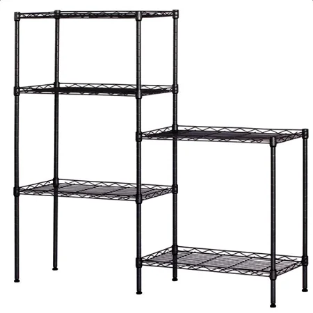 5 Tier Shelves Storage Metal Organizer with Adjustable Shelf Hooks Storage Rack (Assemble As You Want Hard Material)
5 Tier Shelves Storage Metal Organizer with Adjustable Shelf Hooks Storage Rack (Assemble As You Want Hard Material)