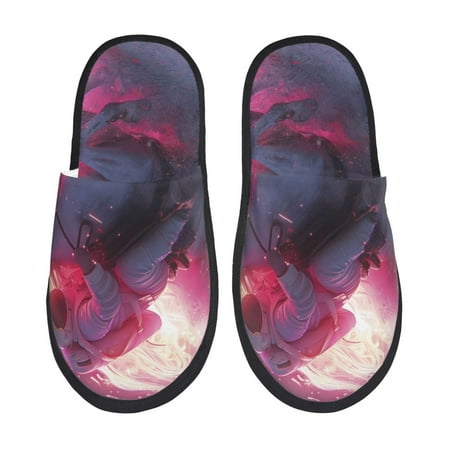 Silkie Astronaut Riding Fiery Horse Slippers for women and Men House Shoes for Unisex Indoor House Shoes-Large
Silkie Astronaut Riding Fiery Horse Slippers for women and Men House Shoes for Unisex Indoor House Shoes-Large