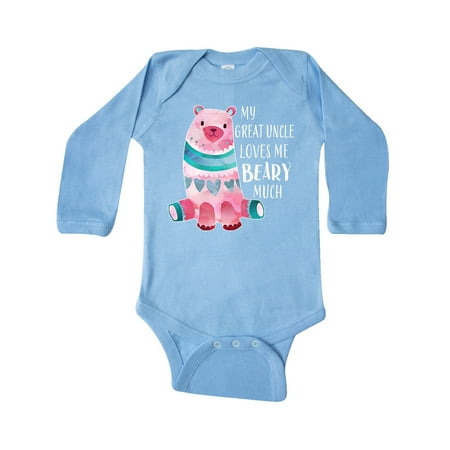 Inktastic My Great Uncle Loves Me Beary Much with Cute Bear Gift Baby Boy or Baby Girl Long Sleeve Bodysuit
Inktastic My Great Uncle Loves Me Beary Much with Cute Bear Gift Baby Boy or Baby Girl Long Sleeve Bodysuit