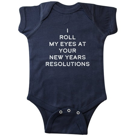 Inktastic I Roll my Eyes at Your New Years Resolutions Gift Baby Boy or Baby Girl Bodysuit
Inktastic I Roll my Eyes at Your New Years Resolutions Gift Baby Boy or Baby Girl Bodysuit