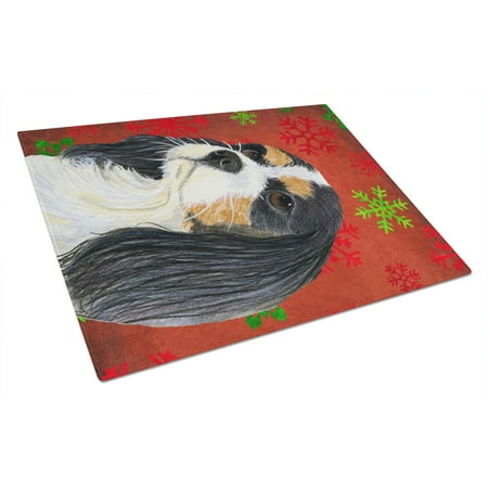 Carolines Treasures LH9324LCB Cavalier Spaniel Red and Green Snowflakes Holiday Christmas Glass Cutting Board Large 12H
Carolines Treasures LH9324LCB Cavalier Spaniel Red and Green Snowflakes Holiday Christmas Glass Cutting Board Large 12H
