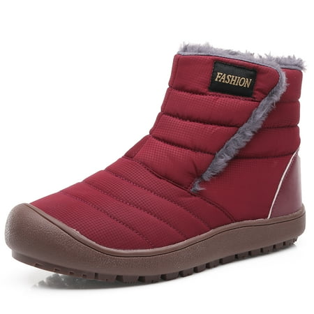 Womens Mens Snow Boots Winter Shoes Slip On Ankle Booties Anti-Slip Water Resistant Fully Fur Lined Outdoor Sneakers
Womens Mens Snow Boots Winter Shoes Slip On Ankle Booties Anti-Slip Water Resistant Fully Fur Lined Outdoor Sneakers