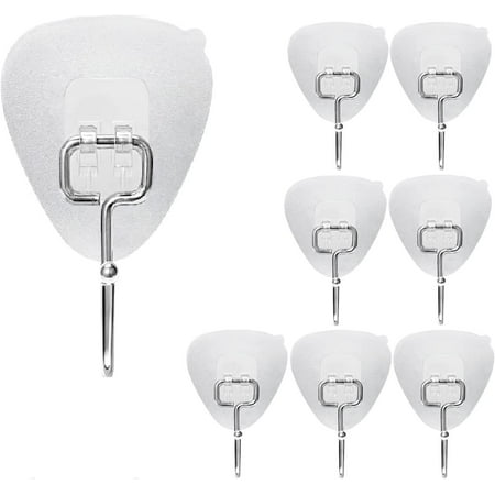8PCS Adhesive Wall Hooks for Hanging Heavy Duty 55 lbs Seamless Sticky Hooks for Keys Bathroom Shower Outdoor Kitchen Door Home Waterproof (8-pcs)
8PCS Adhesive Wall Hooks for Hanging Heavy Duty 55 lbs Seamless Sticky Hooks for Keys Bathroom Shower Outdoor Kitchen Door Home Waterproof (8-pcs)