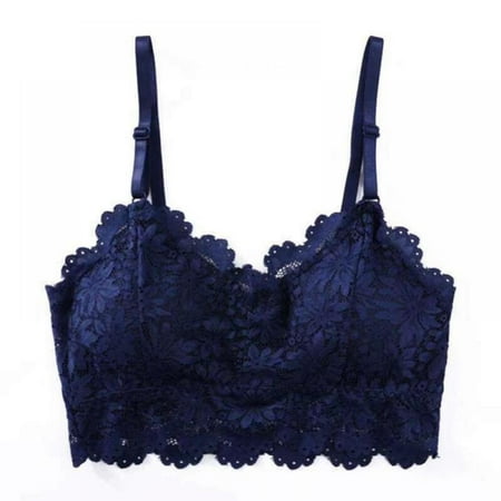 Women s Lace Bralette Soft Wirefree Bra