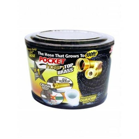 UPC 097298025532 product image for Telebrands Hose Pocket Top Brass 100 Ft 8790-06 | upcitemdb.com
