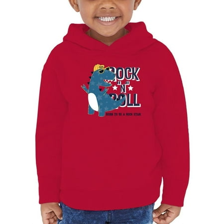 Cool Dino Born To Be Rockstar Hoodie Toddler -Image by Shutterstock 5 Toddler