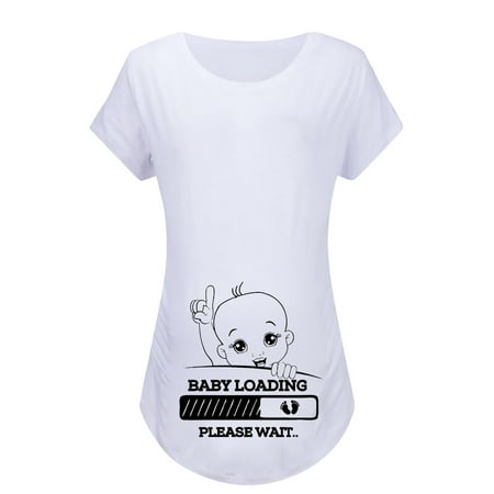 Shldybc Women Short Sleeve Print Tops T-Shirt Pregnancy Clothes Maternity Summer Clothes Summer Savings Clearance
Shldybc Women Short Sleeve Print Tops T-Shirt Pregnancy Clothes Maternity Summer Clothes Summer Savings Clearance