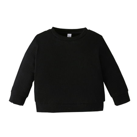 ZHAGHMIN Ribbed Basic Shirts Baby Fall Outfits for Toddler Girls Crewneck Long Sleeve Sweatshirt Boys Girls Coat Pure Color Pullover Size4-5 Years Baby Toddler Girls Crewneck Sweatshirt Black
ZHAGHMIN Ribbed Basic Shirts Baby Fall Outfits for Toddler Girls Crewneck Long Sleeve Sweatshirt Boys Girls Coat Pure Color Pullover Size4-5 Years Baby Toddler Girls Crewneck Sweatshirt Black
