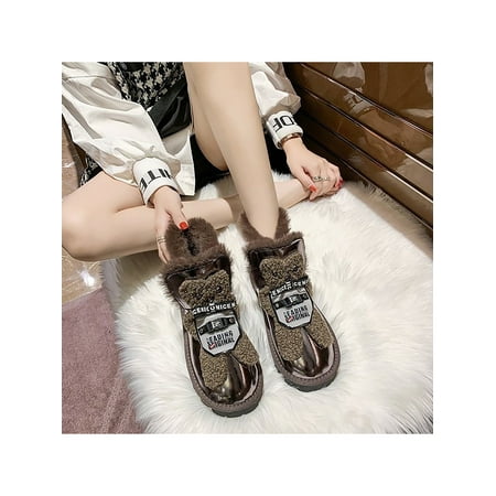 Rockomi Womens Winter Boot Faux Fur Ankle Bootie Comfort Snow Boots Cold Weather Round Toe Low Calf Shoes Non-Slip Slip On Warm Booties Khaki 7
Rockomi Womens Winter Boot Faux Fur Ankle Bootie Comfort Snow Boots Cold Weather Round Toe Low Calf Shoes Non-Slip Slip On Warm Booties Khaki 7