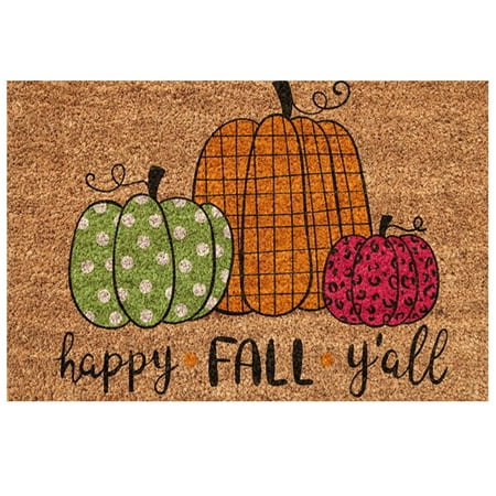 Leodye Black and Friday Deals Clearance Happy Fall Door Mat Fall Leaves Pumpkin theme Welcome Doormat for Front Door Indoor Outdoor Rug for Home Kitchen Floor Thanksgiving Decor 16 X 24 Inch
Leodye Black and Friday Deals Clearance Happy Fall Door Mat Fall Leaves Pumpkin theme Welcome Doormat for Front Door Indoor Outdoor Rug for Home Kitchen Floor Thanksgiving Decor 16 X 24 Inch