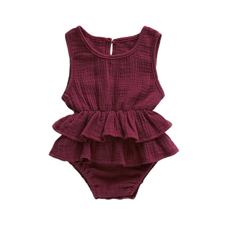 Infant Baby Girl Summer Tutu Skirt Romper Bodysuits Flutter Sleeve One-Piece Romper Jumpsuit Outfits
Infant Baby Girl Summer Tutu Skirt Romper Bodysuits Flutter Sleeve One-Piece Romper Jumpsuit Outfits
