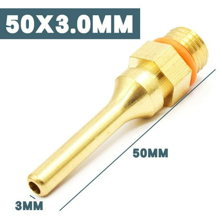Copper hot-melt glue guns nozzle Long small diameter large diameter glue nozzle