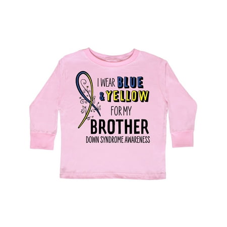 Inktastic I Wear Blue and Yellow for my Brother- Down Syndrome awareness Gift Toddler Boy or Toddler Girl Long Sleeve T-Shirt
Inktastic I Wear Blue and Yellow for my Brother- Down Syndrome awareness Gift Toddler Boy or Toddler Girl Long Sleeve T-Shirt