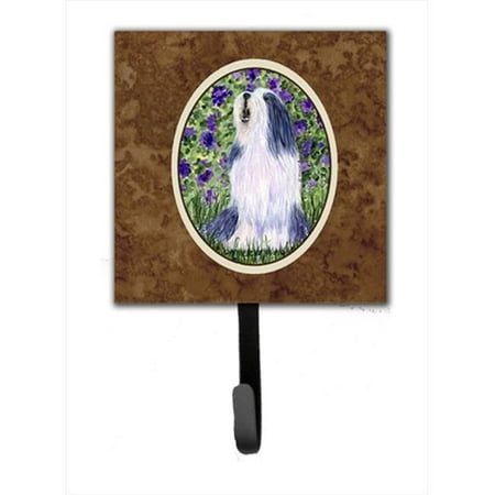 4.25 x 6 in. Bearded Collie Leash Or Key Hook