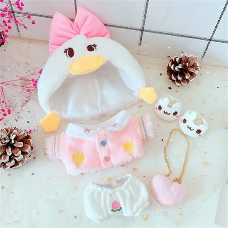 Doll Supplies Cute Animal Dolls Home Decoration Birthday Gifts Yellow Duck Sweater Kids Toys Dolls Accessories Plush Toy Clothes 3
Doll Supplies Cute Animal Dolls Home Decoration Birthday Gifts Yellow Duck Sweater Kids Toys Dolls Accessories Plush Toy Clothes 3