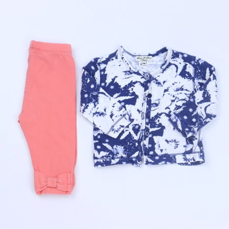 

Pre-owned Eliane Et Lena | Gap Girls White | Peach Apparel Sets size: 3-6 Months