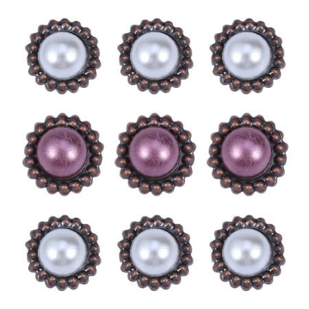 Homemaxs 20PC Paper Fasteners Vintage Round Pearl DIY Metal Brads Crafts Split for Album Scrapbook Decoration Accessorise (Mixed Color)
Homemaxs 20PC Paper Fasteners Vintage Round Pearl DIY Metal Brads Crafts Split for Album Scrapbook Decoration Accessorise (Mixed Color)