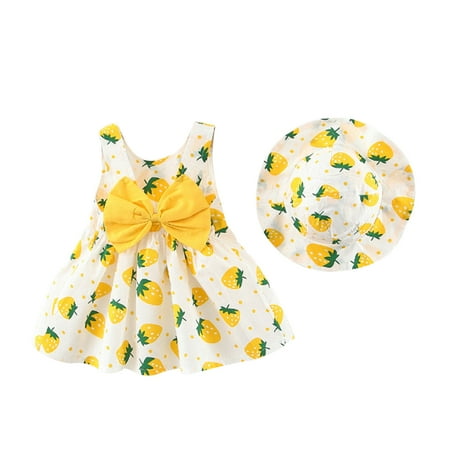 QWERTYU Infant Baby Toddler Child Children Kids Clothing Set and Set Summer Short Sleeve Outfits with Sun Hat for Girl 6M-3Y
QWERTYU Infant Baby Toddler Child Children Kids Clothing Set and Set Summer Short Sleeve Outfits with Sun Hat for Girl 6M-3Y