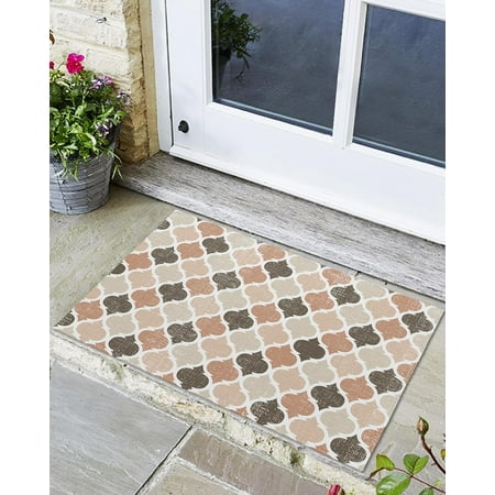 Indoor Outdoor Mats Vintage Moroccan Geometric Pattern Brown Door Mat Non-Slip Absorbent Resist Dirt Entrance Mat Washable Welcome Mats for Entryway Low-Profile Floor Mats
Indoor Outdoor Mats Vintage Moroccan Geometric Pattern Brown Door Mat Non-Slip Absorbent Resist Dirt Entrance Mat Washable Welcome Mats for Entryway Low-Profile Floor Mats