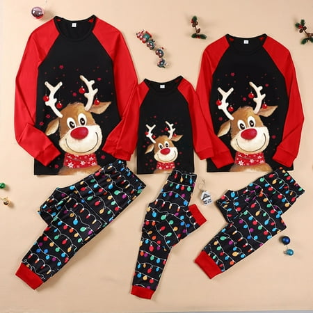Yievot Christmas Family Matching Pajamas Parent-child Attire Christmas Suits Patchwork Plaid Printed Homewear Round Neck Long Sleeve Pajamas Two-piece Kid Sets
Yievot Christmas Family Matching Pajamas Parent-child Attire Christmas Suits Patchwork Plaid Printed Homewear Round Neck Long Sleeve Pajamas Two-piece Kid Sets