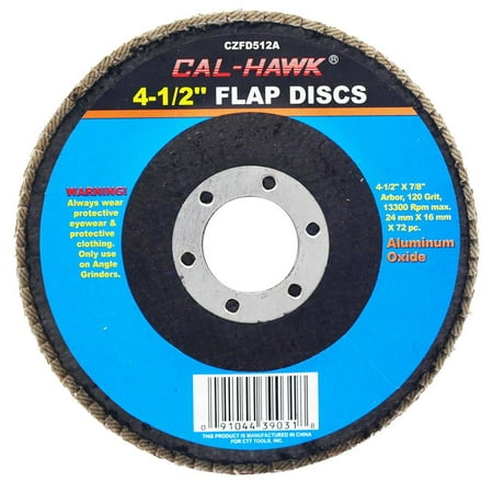 Cal Hawk Tools 4-1/2 Flap Disc - 120 Grit
