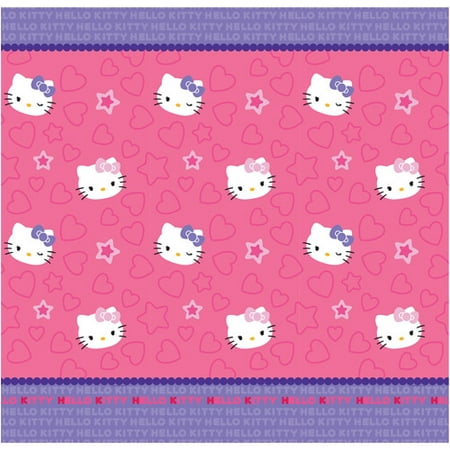 Hello Kitty Kitty & Me Fabric Shower Curtain
