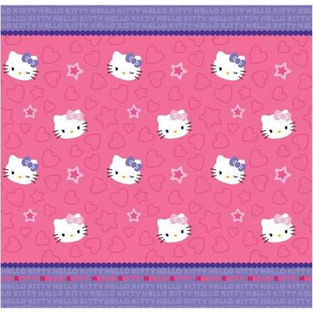 Hello Kitty Kitty & Me Fabric Shower Curtain