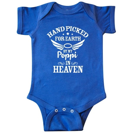 Inktastic Handpicked for Earth By My Poppi in Heaven with Angel Wings Gift Baby Boy or Baby Girl Bodysuit
Inktastic Handpicked for Earth By My Poppi in Heaven with Angel Wings Gift Baby Boy or Baby Girl Bodysuit