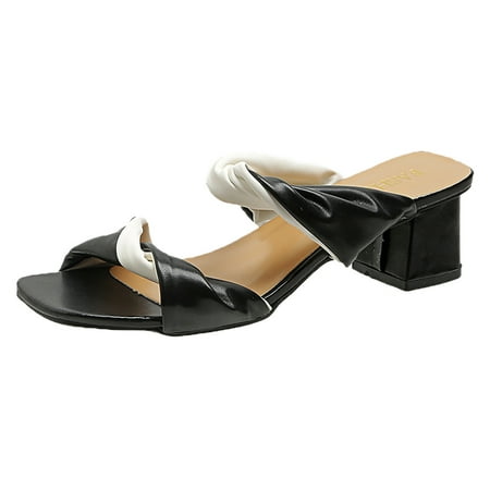 Youmylove Women Fashion Leather Non-Slip Classic Square Head Open Toe Wear Off Thick Heel Sandals Summer Comfy Beach Outdoor Walking Footwear
Youmylove Women Fashion Leather Non-Slip Classic Square Head Open Toe Wear Off Thick Heel Sandals Summer Comfy Beach Outdoor Walking Footwear