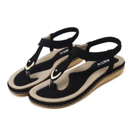 Women‘s Thongs Flat Sandals Lightweight Open Toe Elastic Strap Beach Shoes Outdoor T-strap Shoes
Women‘s Thongs Flat Sandals Lightweight Open Toe Elastic Strap Beach Shoes Outdoor T-strap Shoes