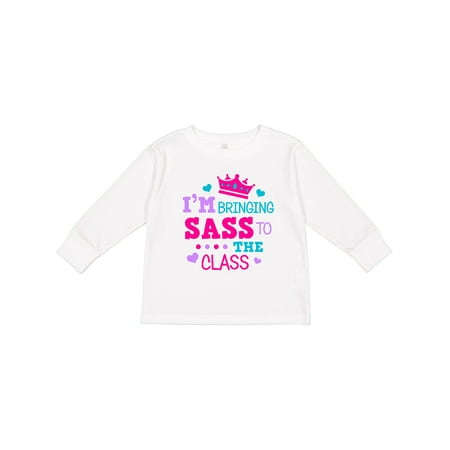 Inktastic Back to School I m Bringing Sass To The Class with Crown Girls Long Sleeve Toddler T-Shirt
Inktastic Back to School I m Bringing Sass To The Class with Crown Girls Long Sleeve Toddler T-Shirt