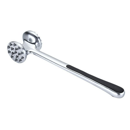 Rust Proof Zinc Alloy Kitchen Hammer with Ergonomic Rubber Handle Tenderizing