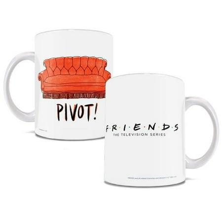 Trend Setters WMUG1009 Friends PIVOT White Ceramic Mug