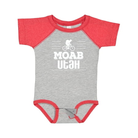 Inktastic Moab Utah Mountain Biking Gift Baby Boy or Baby Girl Bodysuit