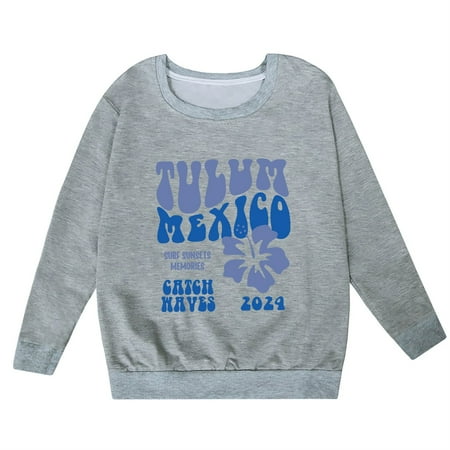 Otqutp Lightweight Round Neck for Baby Girls Middle And Older Children s Printed Casual Pullover Shirt Loose Round Neck Long Sleeve Sweater(Grey 7-8 Years)
Otqutp Lightweight Round Neck for Baby Girls Middle And Older Children s Printed Casual Pullover Shirt Loose Round Neck Long Sleeve Sweater(Grey 7-8 Years)
