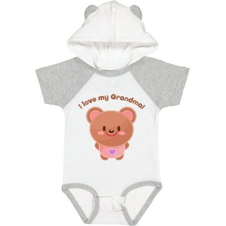 Inktastic I Love My Grandma- Cute Baby Bear Gift Baby Boy or Baby Girl Bodysuit