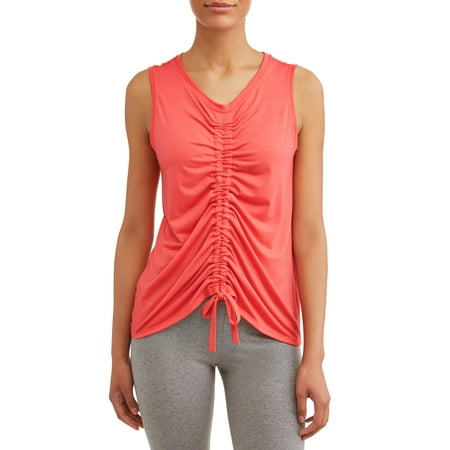 Athletic Works Women's Active Ruched Front Tank