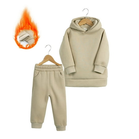 Yubatuo Boys And Girls Sports Suit Big Boys Hooded Sweater Pants Two-piece Set Beige 100
Yubatuo Boys And Girls Sports Suit Big Boys Hooded Sweater Pants Two-piece Set Beige 100