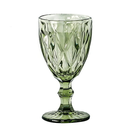 Wine Glass Colored Goblet Vintage Pattern Embossed Goblets for Party Wedding
Wine Glass Colored Goblet Vintage Pattern Embossed Goblets for Party Wedding