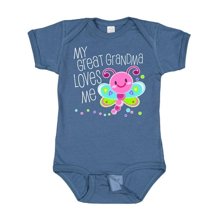 Inktastic My Great Grandma Loves Me- Cute Dragonfly Gift Baby Boy or Baby Girl Bodysuit
Inktastic My Great Grandma Loves Me- Cute Dragonfly Gift Baby Boy or Baby Girl Bodysuit