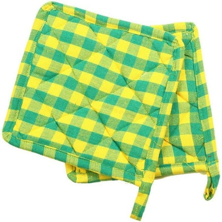 Pot Holders Cotton Made Heat Resistant Potholder Machine Washable Size 9 x 9 - Buffalo Plaid pattern (Green/Yellow) - { Pack Of 30 }
Pot Holders Cotton Made Heat Resistant Potholder Machine Washable Size 9 x 9 - Buffalo Plaid pattern (Green/Yellow) - { Pack Of 30 }