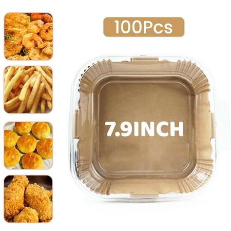 Air Fryer Liner Air Fryer Disposable Parchment Paper Square Air Fryer Liner (100Pcs 7.9 inch)
Air Fryer Liner Air Fryer Disposable Parchment Paper Square Air Fryer Liner (100Pcs 7.9 inch)