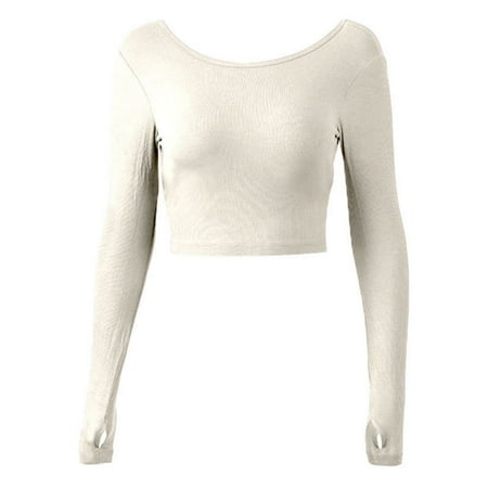 JDEFEG Yoga Bras for Women High Support Womens Autumn and Winter Long Sleeve Yoga Jacket with Chest Pad Twisted Back Sports Jacket Anime Bras Cotton White S
JDEFEG Yoga Bras for Women High Support Womens Autumn and Winter Long Sleeve Yoga Jacket with Chest Pad Twisted Back Sports Jacket Anime Bras Cotton White S