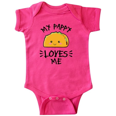 Inktastic My Pappy Loves Me with Taco Illustration Gift Baby Boy or Baby Girl Bodysuit
Inktastic My Pappy Loves Me with Taco Illustration Gift Baby Boy or Baby Girl Bodysuit